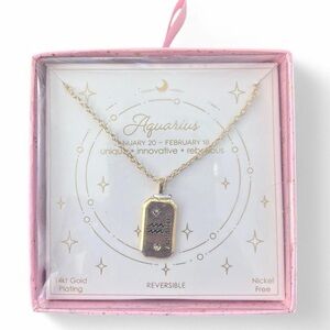 14k Gold Plating Zodiac Sign Astrology
Necklace